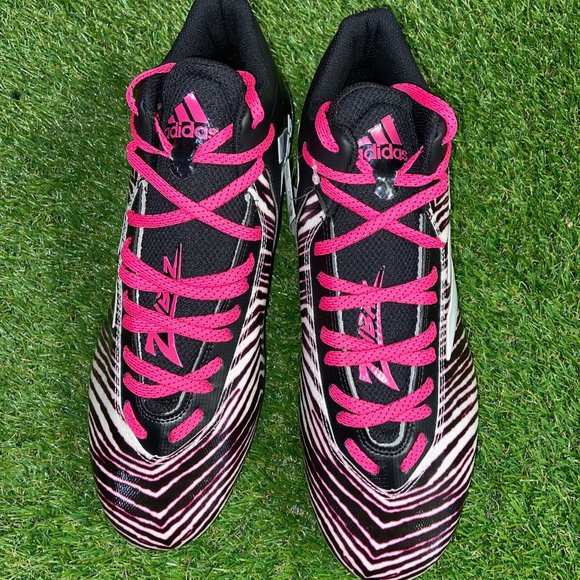 Men\'s Adidas Freak 20 Zebra Football Cleats Pink Multicolor EF8710 Size 14 NEW main image 8
